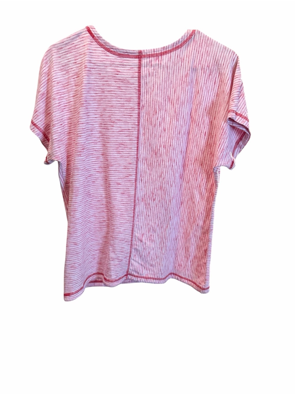 Talbots Pink Striped Short-Sleeve Knit Tee - Picture 6 of 6